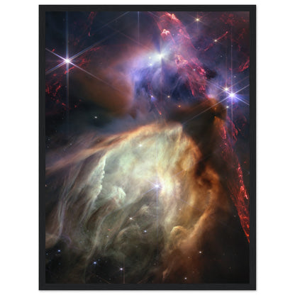 Astrofotografie Geburt eines Sterns im Rho Ophiuchi Wolken Komplex, Birth of a Star in Rho Ophiuchi cloud complex - Premium Poster